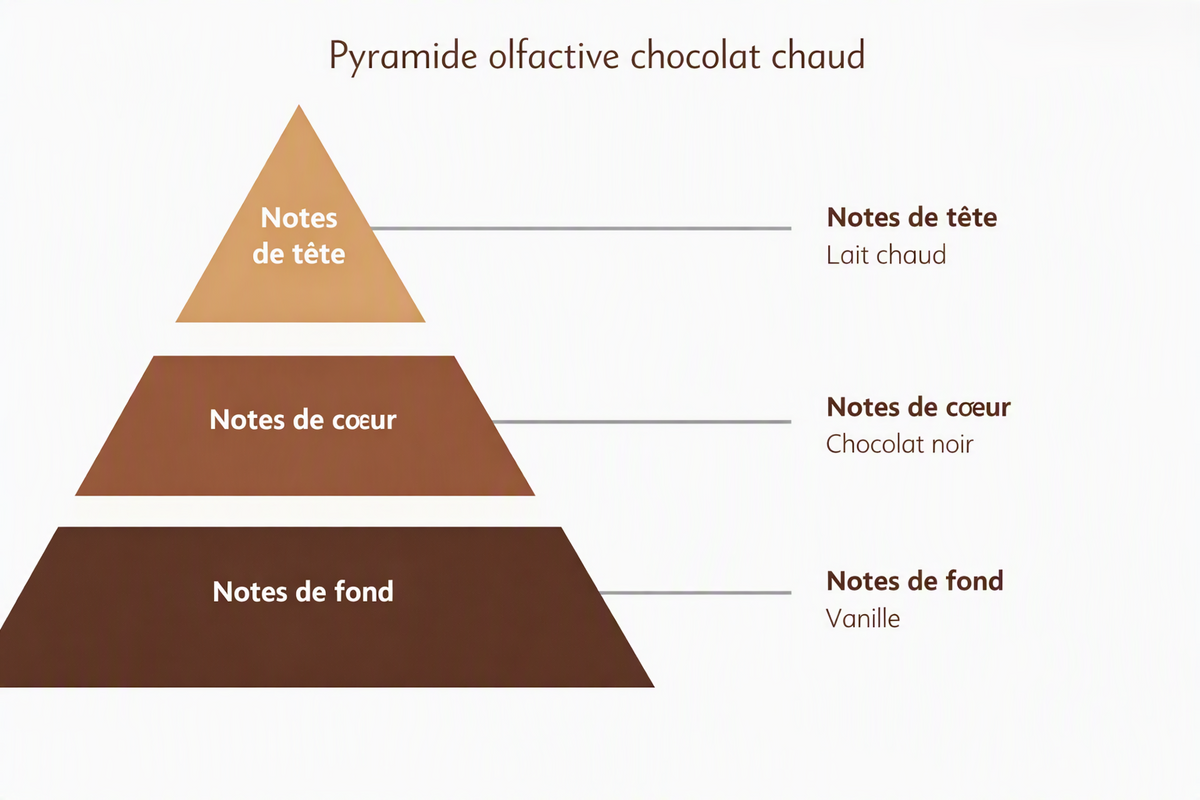 Fondants parfumés Chocolat chaud – barquette de 6