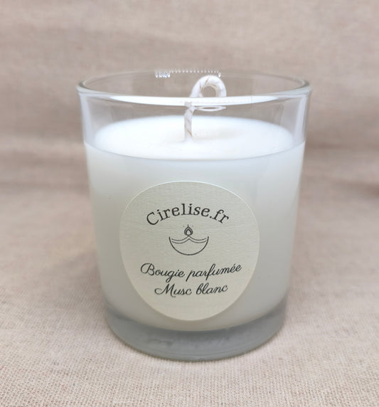 Bougie parfumée Musc blanc