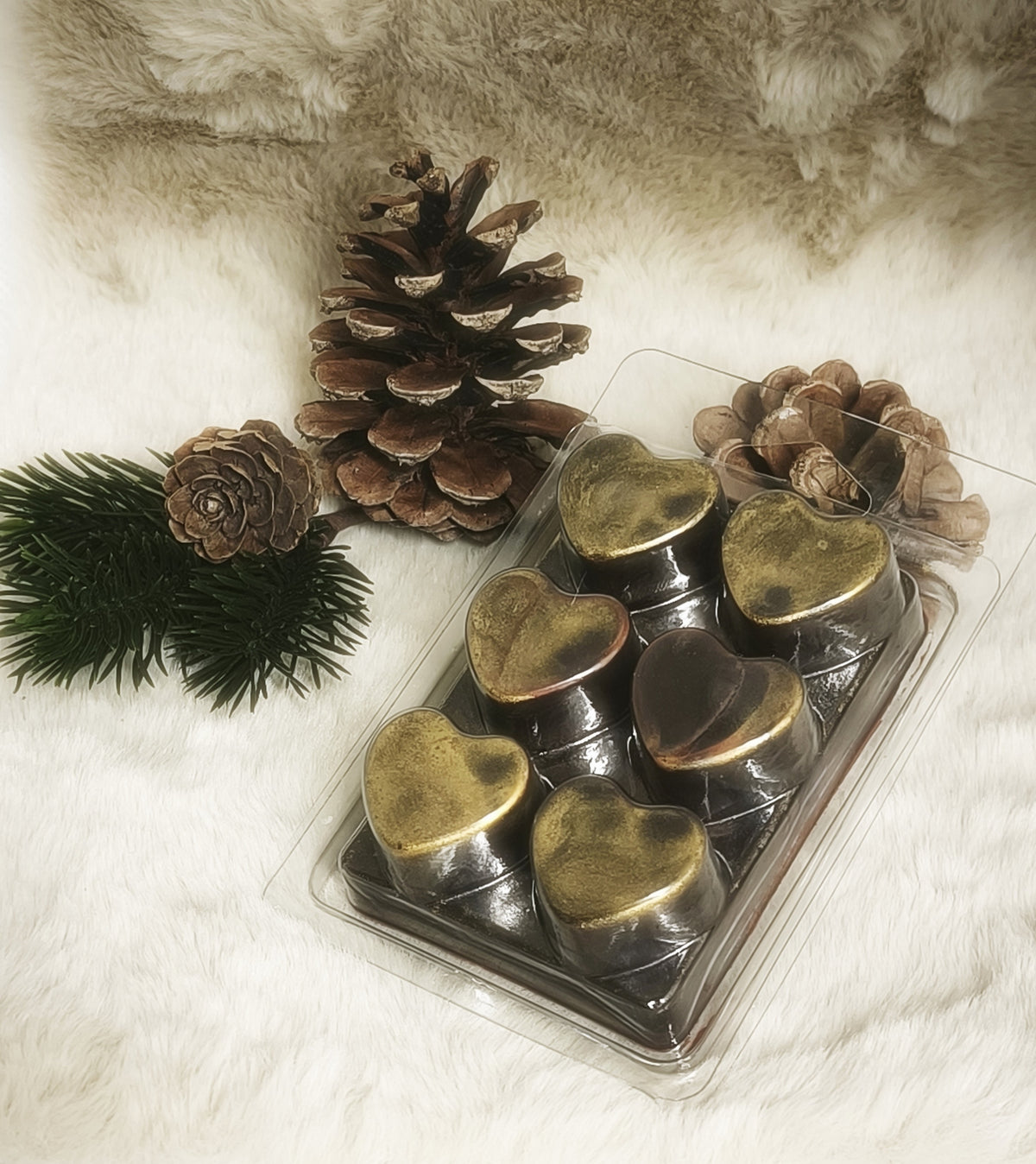 Fondants parfumés Chocolat chaud – barquette de 6