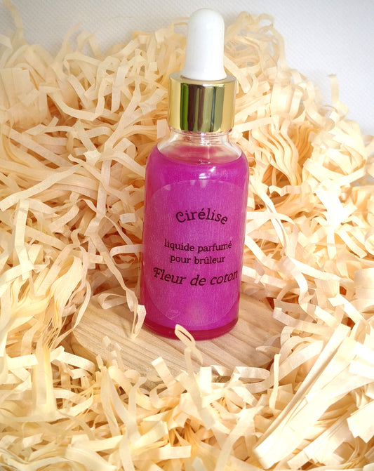 Liquide parfumé Fleur de coton avec pipette 30 ml
